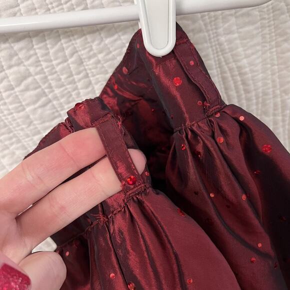 TCP Red Holiday Party Skirt Girls sz 6 Fancy Formal Christmas Valentines Day - Picture 5 of 6
